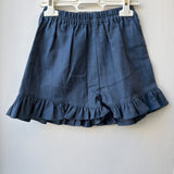 Shorts Con Ruches In Tessuto Naturale Bambina  COCOTE 41093