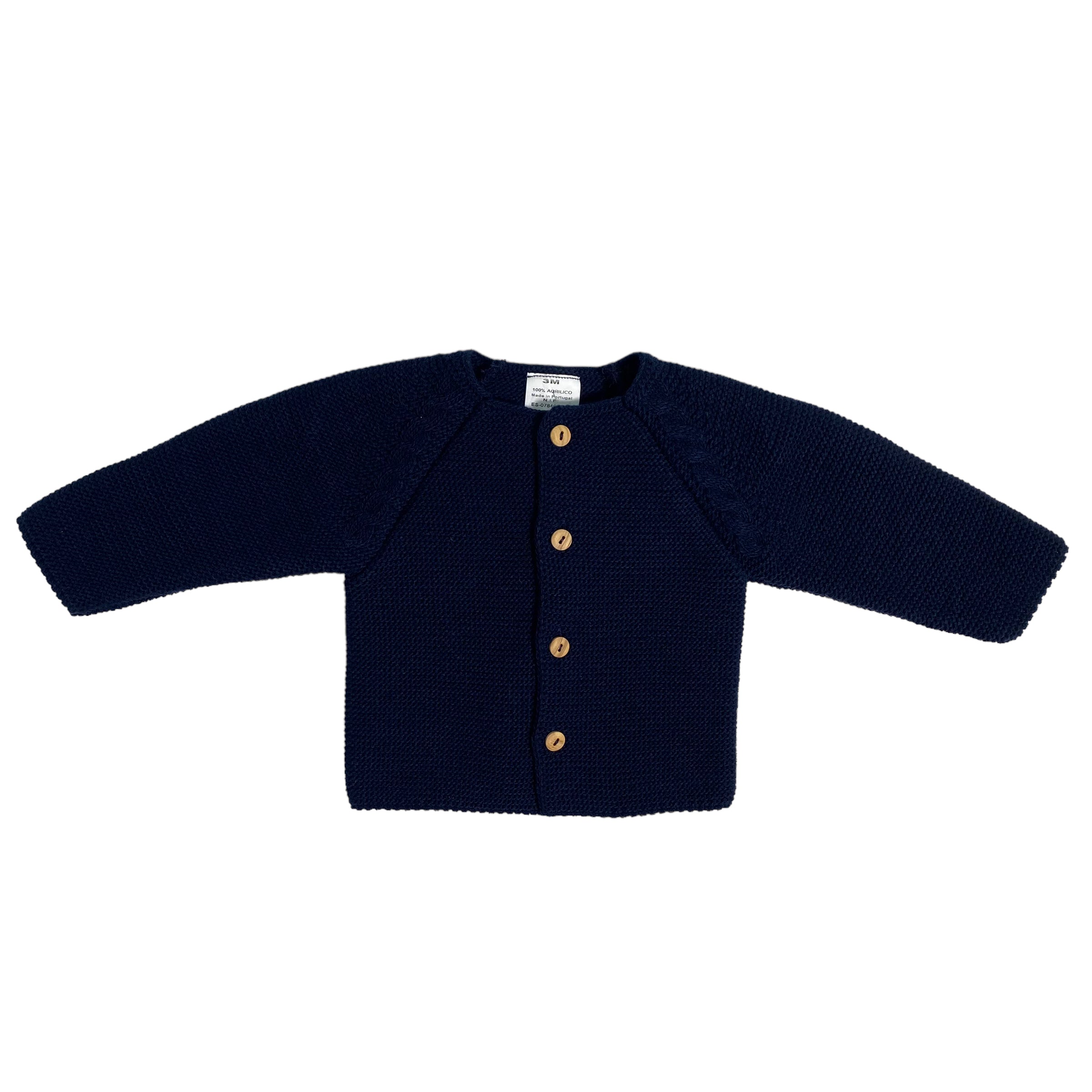 Cardigan In Tessuto Anallergico Acrilico Con Trecce Neonato BABY FASHION 5104