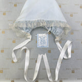 Cuffia In Organdis Di Seta Neonato/a PICCOLA GIUGGIOLA DORAC