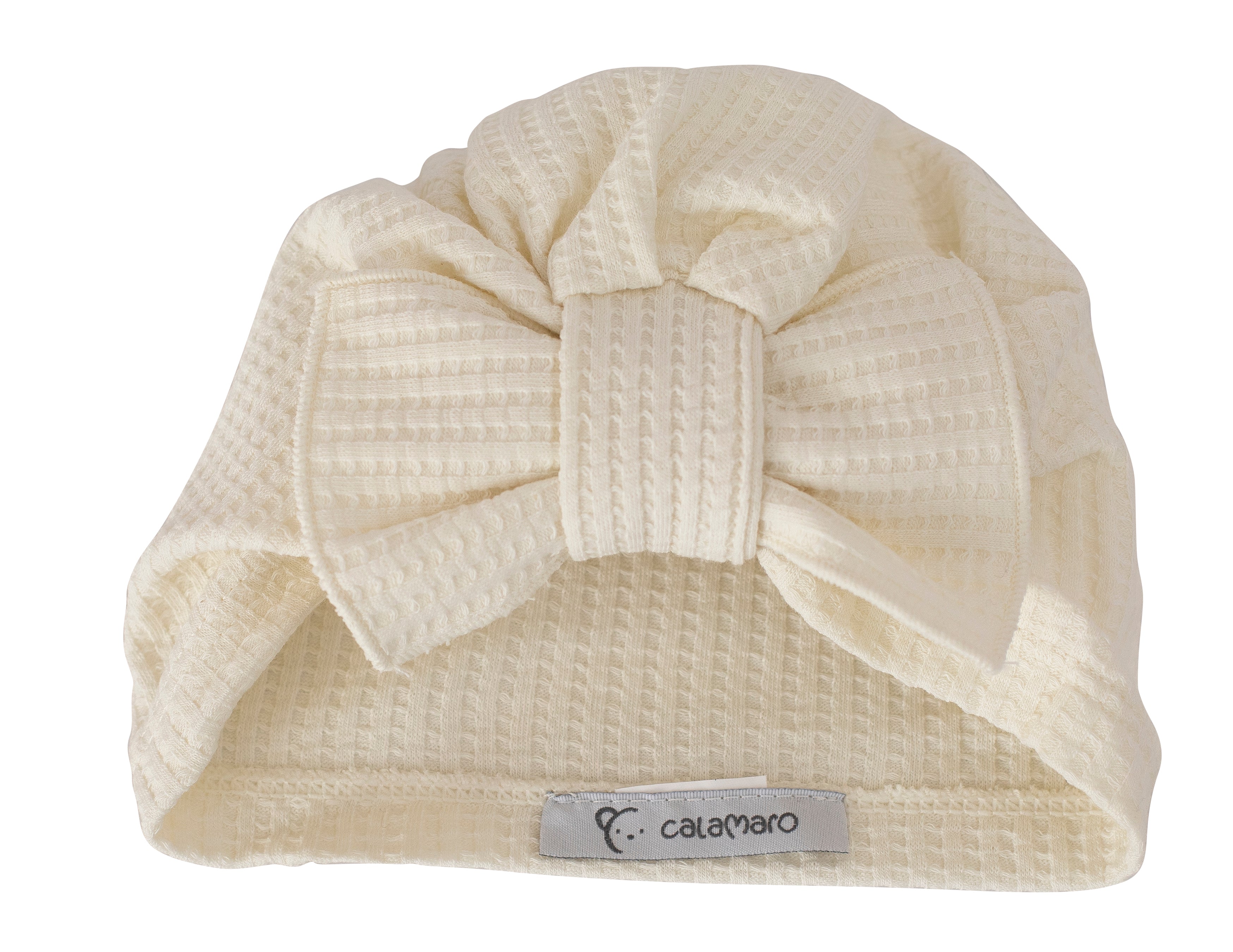 Cappello Modello Turbante In Cotone Neonata CALAMARO 75051