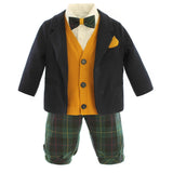 Anzug mit eleganter Zeremonienjacke für Neugeborene BUFI M0131A