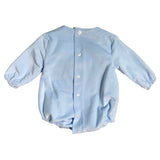 Pagliaccetto Manica Lunga In Velluto Neonato/a DEL SUR 1938