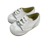 Scarpe Primi Passi Modello Francesina In Pelle Satinata Neonato RIZITOS B3215R