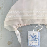 Beanie In Organdis Silk Newborn / SMALL GIUGGIOLA NAZARIOC