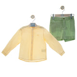 Completo Con Bermuda E Camicia In Cotone Bambino YOEDU 1222