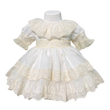 Abito Elegante Mezza Manica In Pizzo Bambina MIMOSA POSEIDON