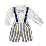 Completo In Caldo Cotone Con Bermuda Neonato TETO E TATTA CB5480