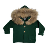 Wintermantel mit Kapuze und Kunstfell für Babys RAHIGO 232127