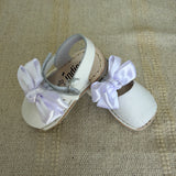 Minorchina Glitter Sandals with Satin Bow INDEX 300