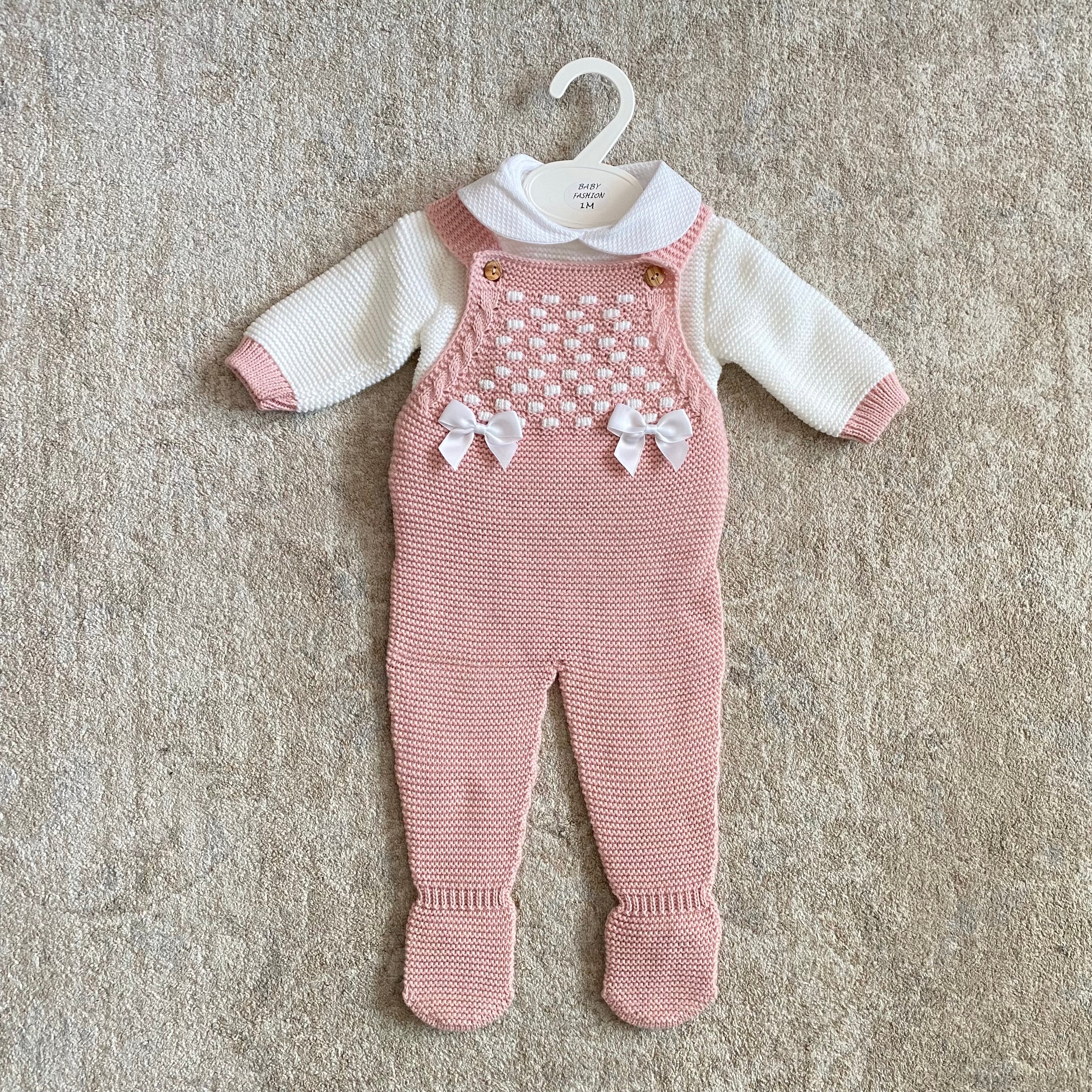Tutina Intera 2 Pezzi Con Maglioncino Neonata BABY FASHION 532.6