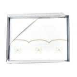 Lenzuolino Per Carrozzina In Cotone Con Ricamo Neonato/a LA SARTORIA DEI PICCOLI L1067