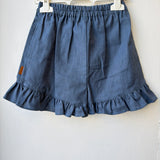 Shorts Con Ruches In Tessuto Naturale Bambina  COCOTE 41093