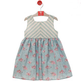 Abito Smanicato In Cotone Stampato Bambina DEL SUR 0557