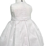 Abito Smanicato In Misto Lino E Pizzo Neonata NINNAOH E24AB23