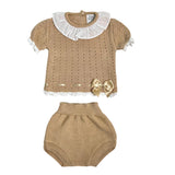 Completo Con Culotte In Filo Di Cotone Neonata BABY FASHION 621.2