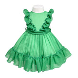 Abito Elegante Smanicato In Organza Neonata BUFI B0279A