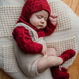 Completo In Lana Con Salopette Corta E Maglioncino Neonata WEDOBLE I2306301P