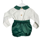 Completo Con Bermuda In Velluto Neonato VALENTINA BEBES HADA129