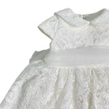 Abito Elegante Battesimale In Pizzo Neonata ISABEL B408