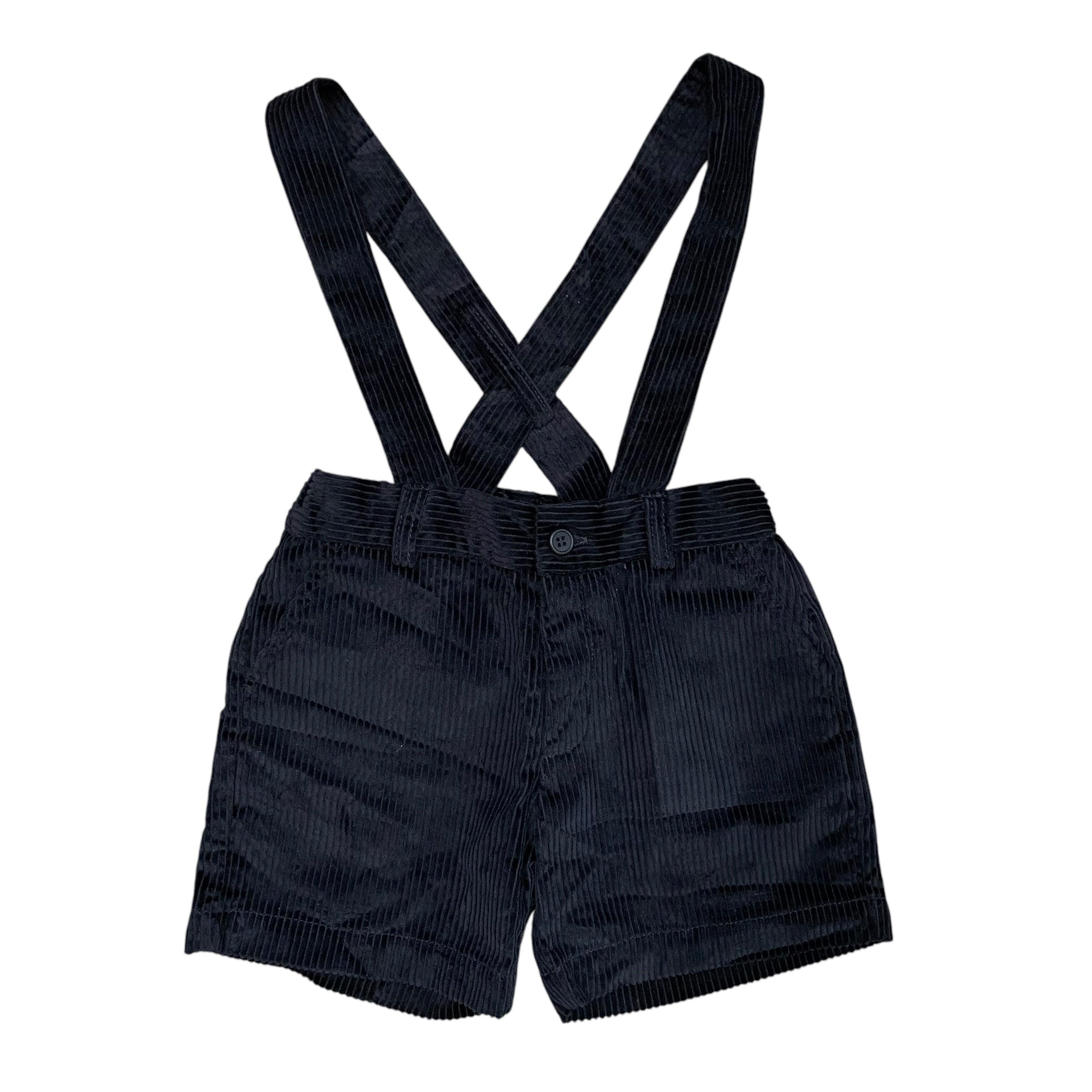 Bermuda-Shorts mit Hosenträgern aus Kindersamt A&amp;J 318