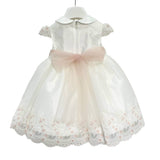 Abito Elegante Battesimale In Shantung Neonata TETO E TATTA VE7427