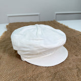 Cappello Elegante Modello Coppola In Lino Neonato PONTO POR PONTO 8214