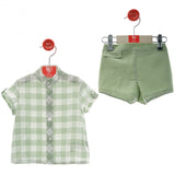 Completo Con Bermuda E Camicia In Cotone Neonato DEL SUR 0277