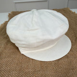 Cappello Elegante Modello Coppola In Lino Neonato PONTO POR PONTO 8214