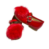 Erste-Schritte-Schuhe Ballerina-Modell aus Lackleder für Babys RIZITOS B3109