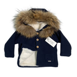 Cappottino con Cappuccio con Pelliccia Invernale Neonato/a RAHIGO 252133N