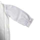 Cotton Crewneck Bodysuit With Organza Sleeves For Baby Girl PETIT 4515365