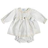 Abito con Culotte  Elegante Neonata Panna GRANLEI 23153