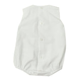 Pagliaccetto Smanicato In Cotone Punto Smoke Neonata DR KID DK142