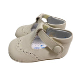 Scarpa Da Culla Francesina In Pelle Neonato Indice 1672P