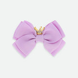 Pinzetta Con Fiocco Con Corona Bambina Angel's Face BIGBOW