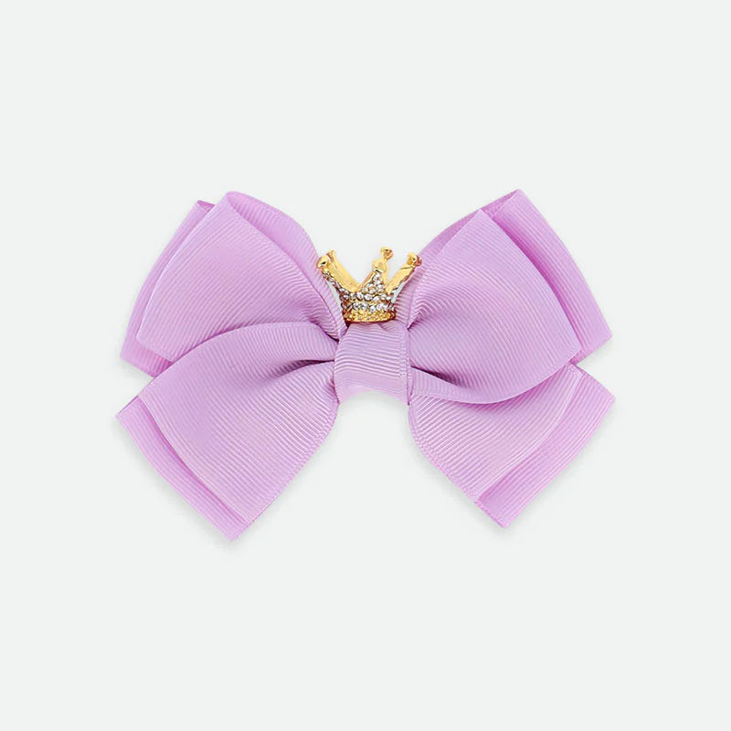 Pinzette mit Schleife mit Crown Girl Angel's Face BIGBOW