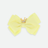 Pinzetta Con Fiocco Con Corona Bambina Angel's Face BIGBOW