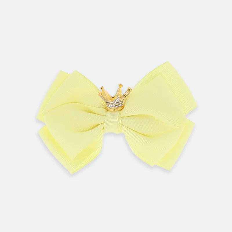 Pinzette mit Schleife mit Crown Girl Angel's Face BIGBOW