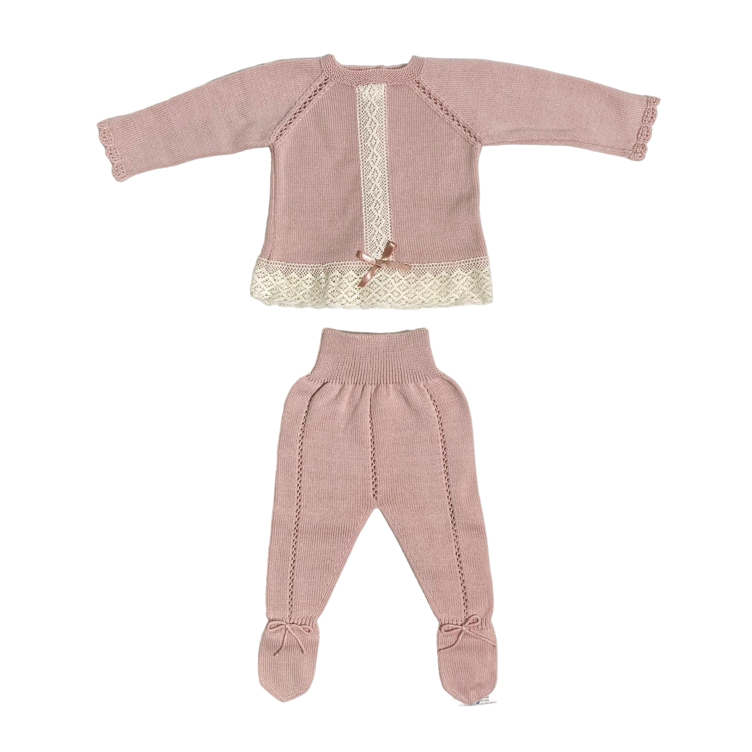 Tutina Spezzata In Filo Di Cotone Neonata GRANLEI 152