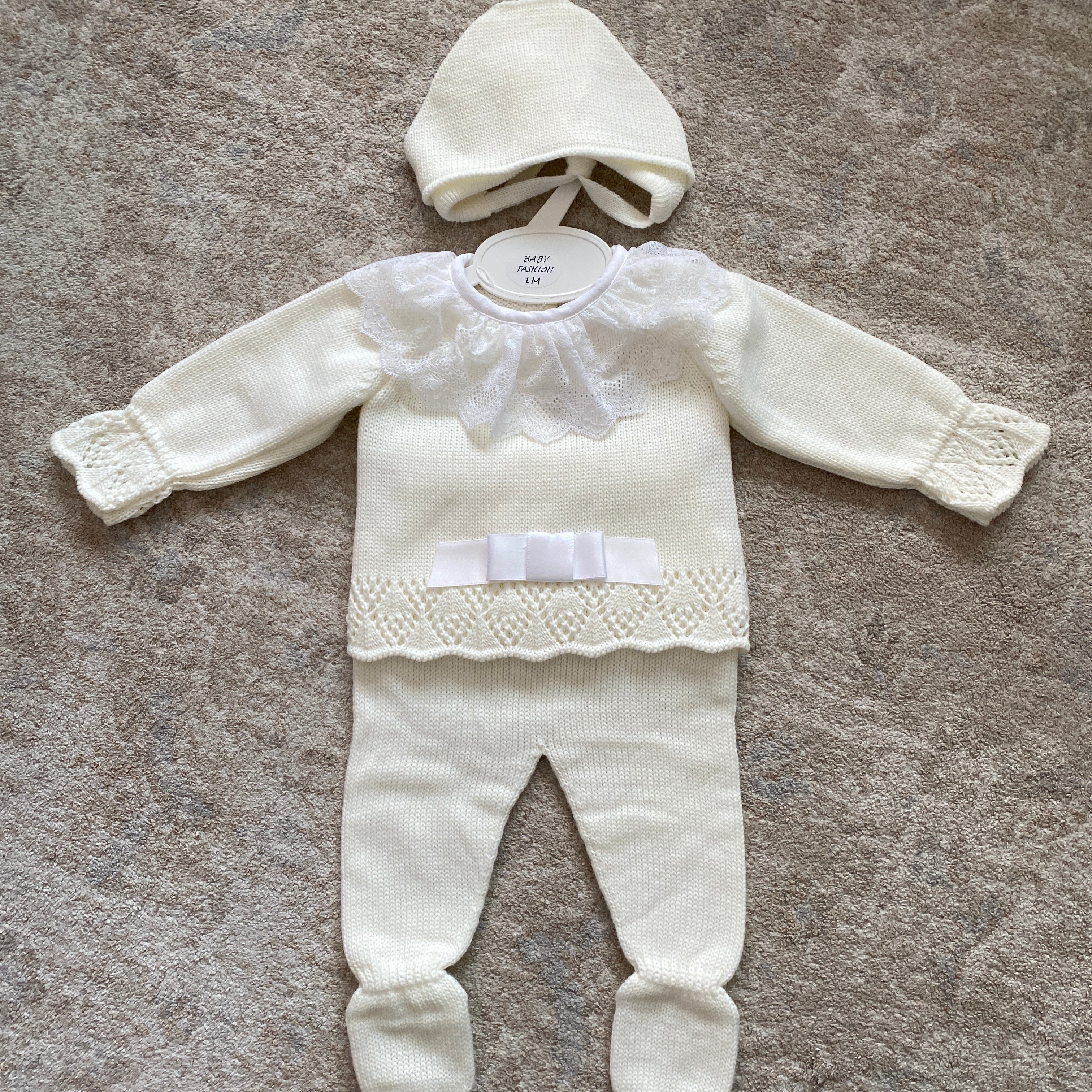 Tutina Spezzata Con Cuffia Neonata BABY FASHION 520.11