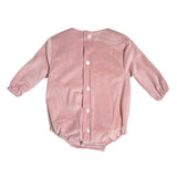 Pagliaccetto Manica Lunga In Velluto Neonato/a DEL SUR 1938