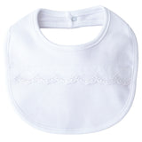 Set mit 2 Baumwoll-Lätzchen mit Spitze für Babys SQUID 74021