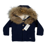 Cappottino con Cappuccio con Pelliccia Invernale Neonato/a RAHIGO 252133N