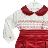 Completo Con Bermuda In Velluto Neonato VALENTINA BEBES HADA125