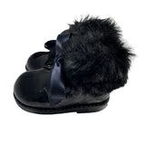 Stivaletti In Vernice Con Pelliccia Bambina RIZITOS B3124