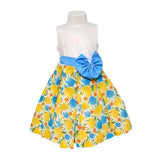 Abito Elegante Smanicato Fantasia Floreale Bambina NINNAOH E24DFA21