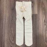 Microfiber socks with rouches Newborn Cream STORY LORIS 13676