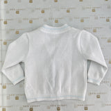 Elegante Strickjacke mit V-Ausschnitt für Neugeborene BUFI B1366AG