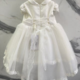Abito Elegante Battesimale Con Code' Neonata LES ETOILES MELANIA