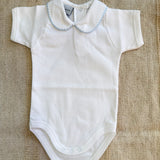 Body Mezza Manica Collo Tondo Pique Neonati BABIDU 1181